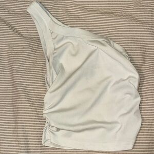 White One-Shoulder Top